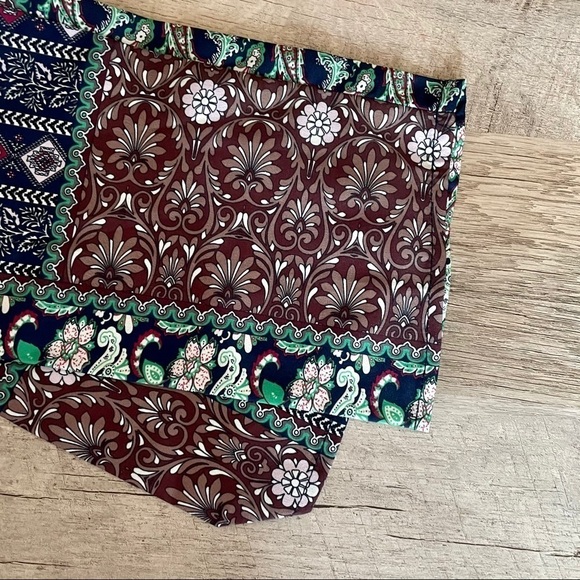 Cellabie Floral Boho Artsy Navy Linen Layered Lagenlook Shift Dress NWT Size M - Picture 9 of 15